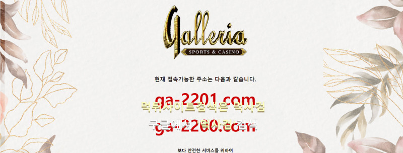 갤러리아 갤러리아접속.com galleria 레이스벳.com 레이스접속.com